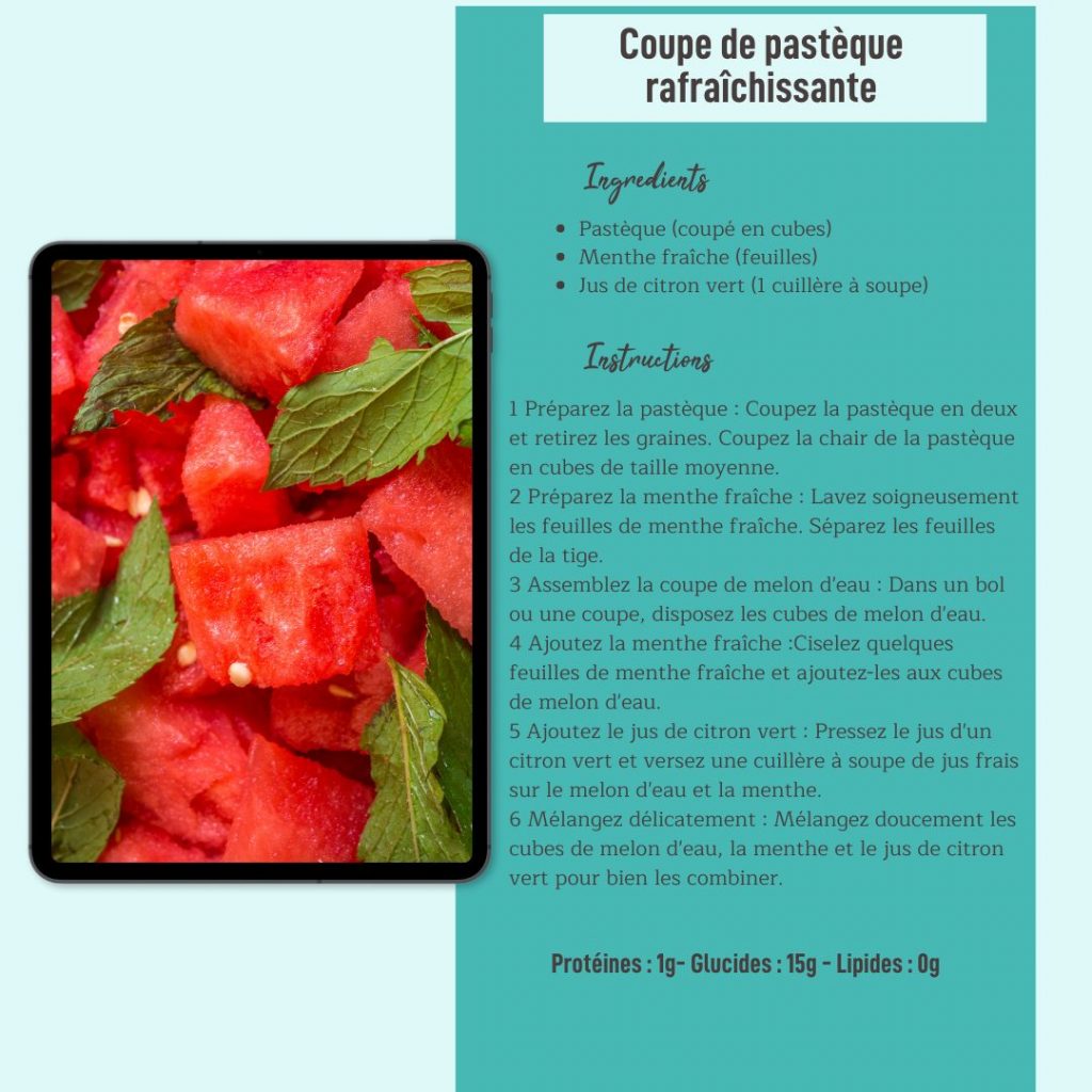 recette coupe de fruits