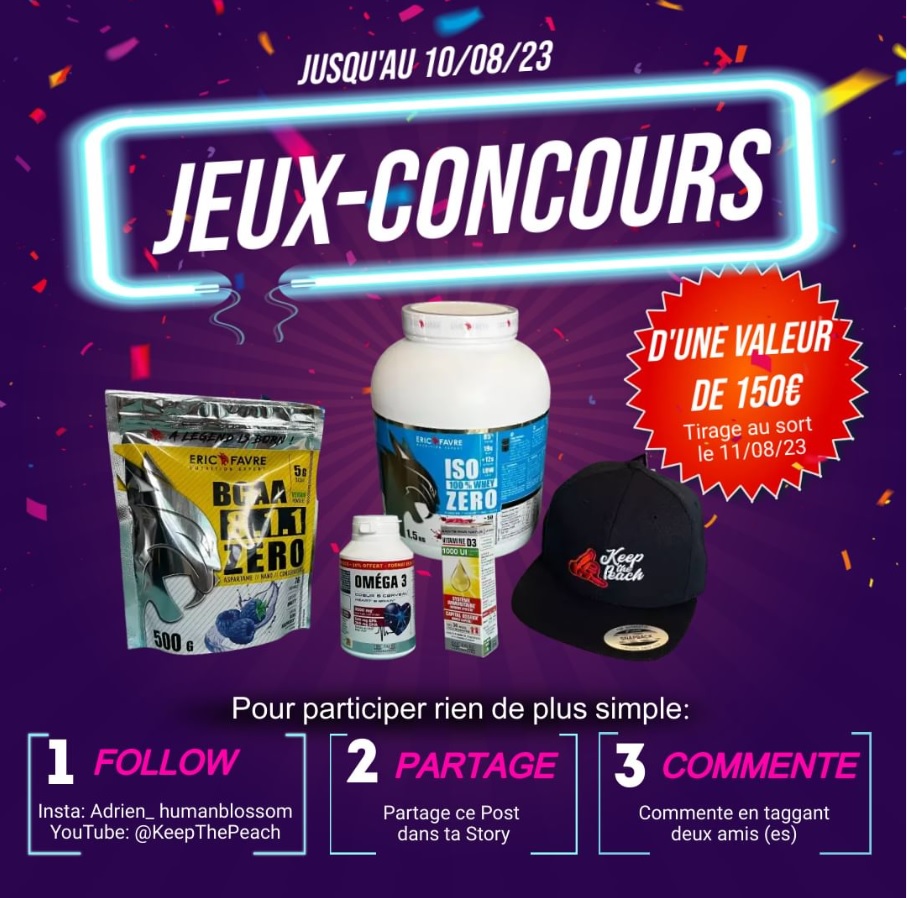 Jeu – Concours jusqu’au 10/08/2023